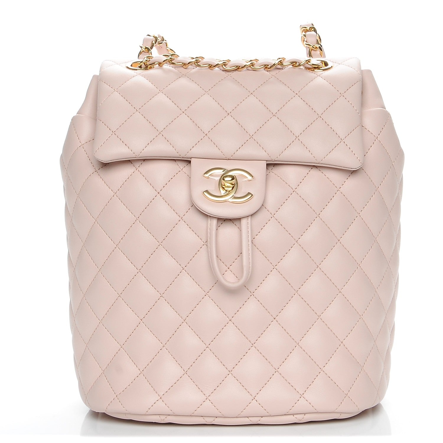 Chanel Calfskin Quilted Small Urban Spirit Backpack Beige 1 of 8