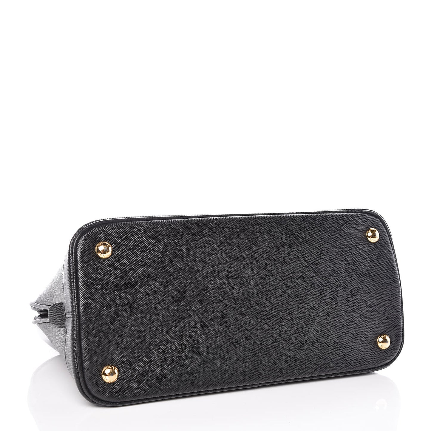Saffiano Lux Open Promenade Tote Black