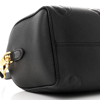 Louis Vuitton Empreinte Monogram Giant Speedy Bandouliere 25 Black 8 of 9