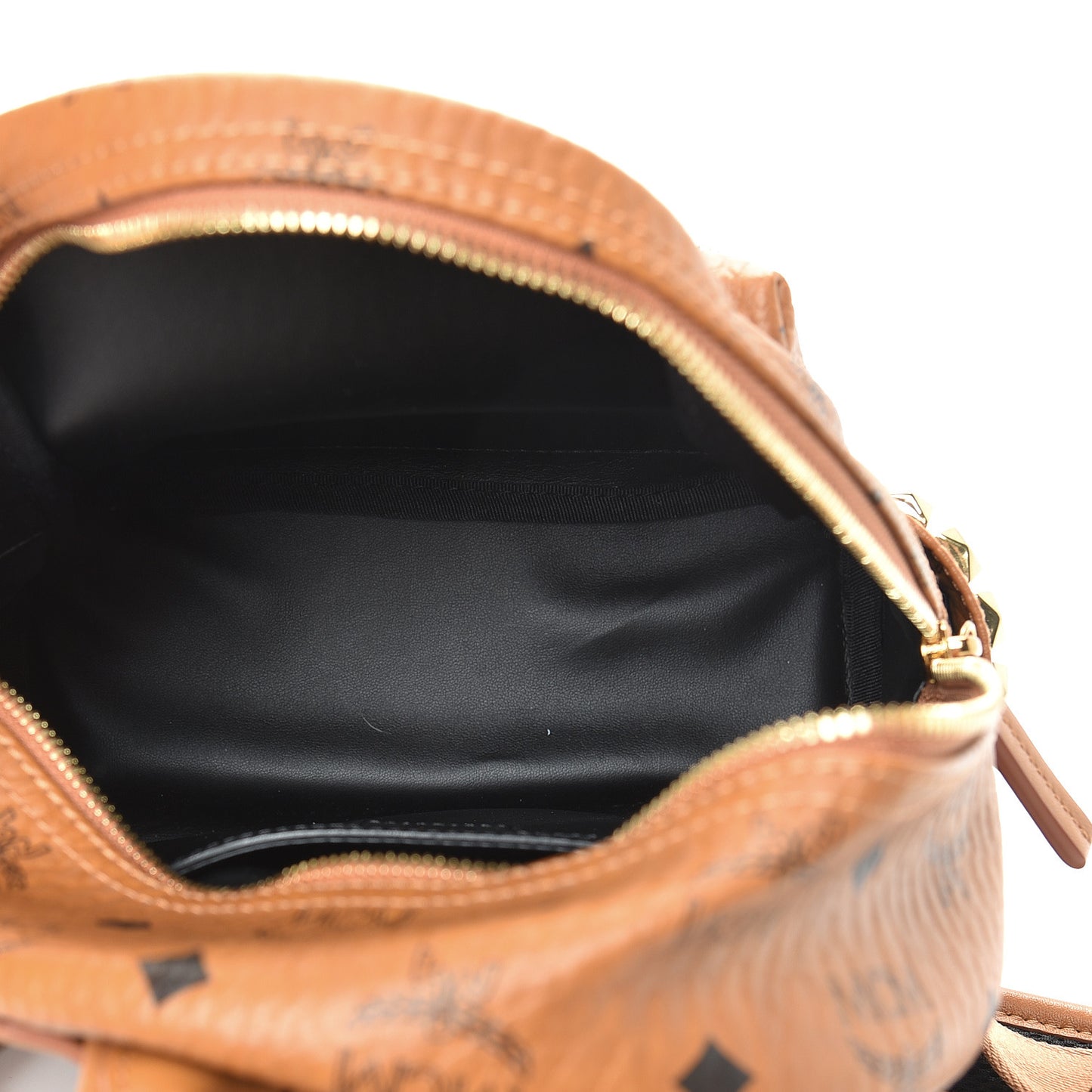 Visetos Side Stud Mini Stark Backpack Cognac