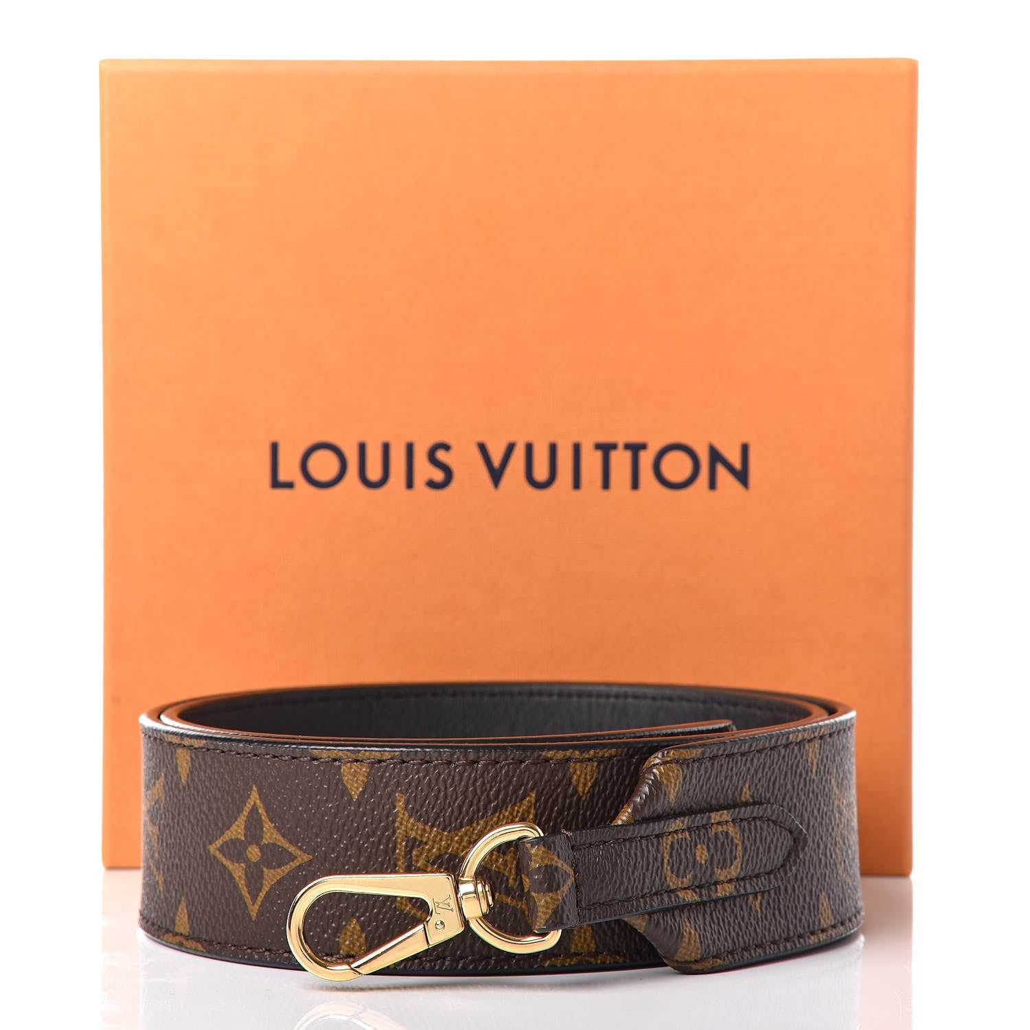 Louis Vuitton Monogram Bandouliere Shoulder Strap Black 6 of 6