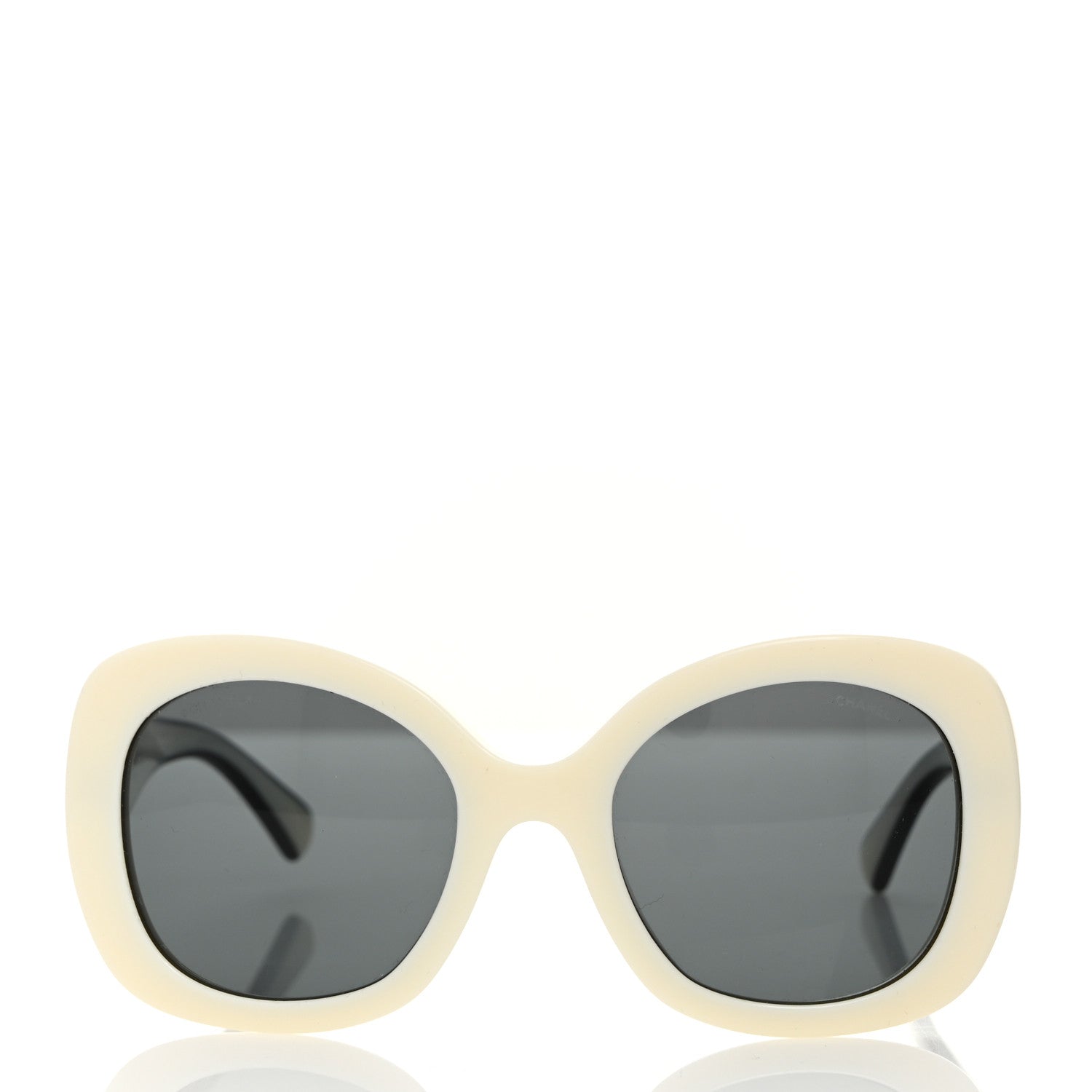Chanel Acetate Sunglasses 71414 White 2 of 8