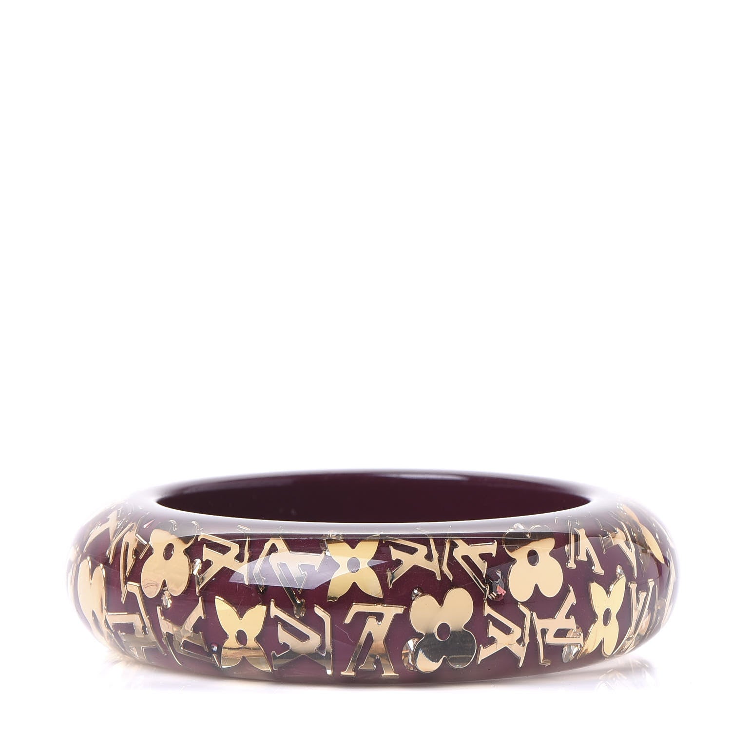 Louis Vuitton Resin Swarovski Medium Inclusion Bracelet GM Rouge Fauviste 1 of 3