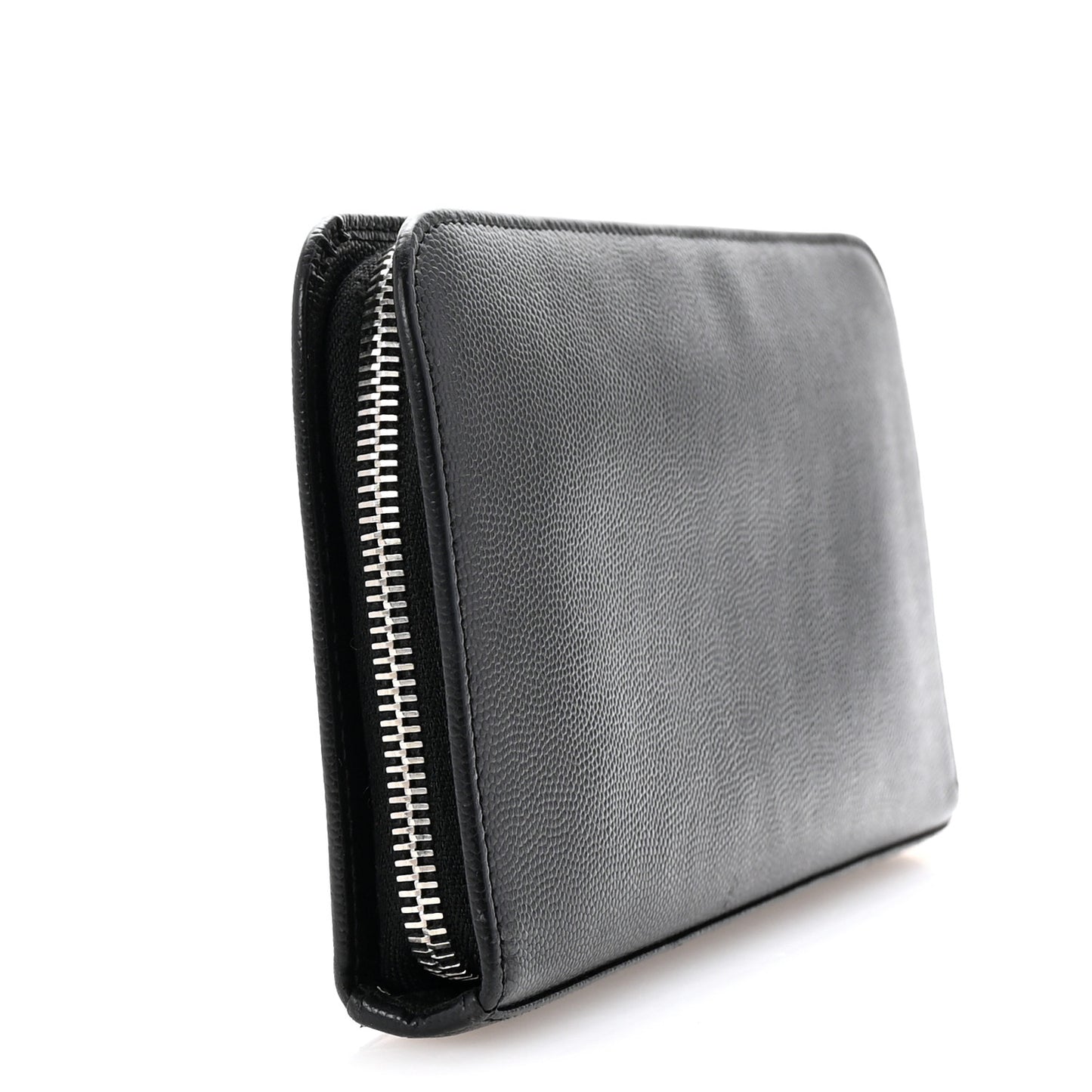 Grain De Poudre Zip Around Travel Wallet Black