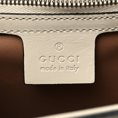 Gucci Calfskin Snakeskin Small Lilith Top Handle Bag White 6 of 13