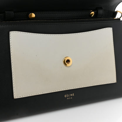 Celine Shiny Calfskin Large Pocket Flap On Chain Sea 12 of 14