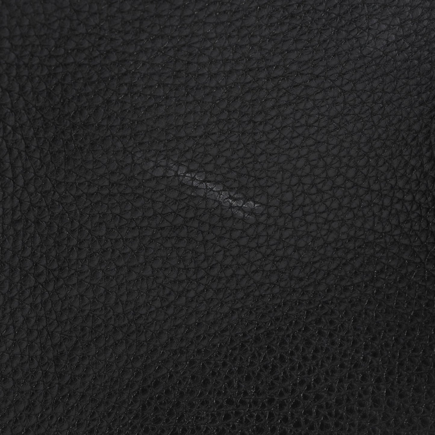 Pebbled Calfskin Small Soho Disco Bag Black