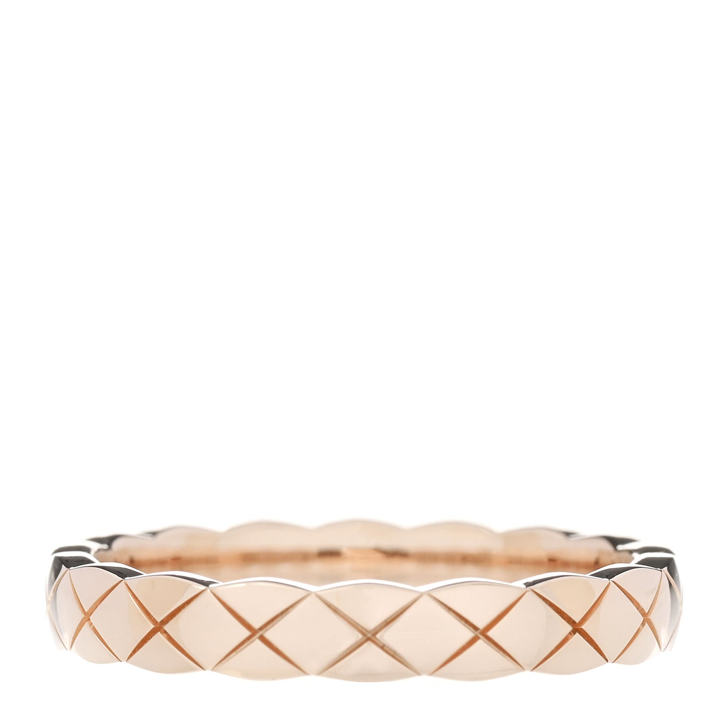 18K Beige Gold Mini Coco Crush Ring 53 6.5