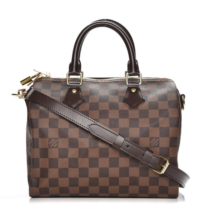 Louis Vuitton Damier Ebene Speedy Bandouliere 25 1 of 10