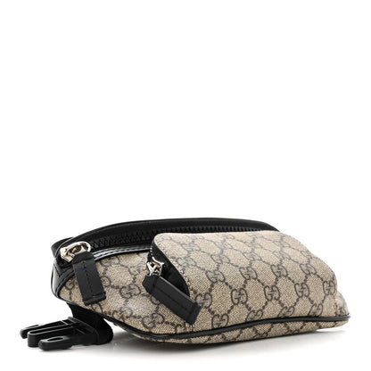 Gucci GG Supreme Monogram Belt Bag Black 4 of 11