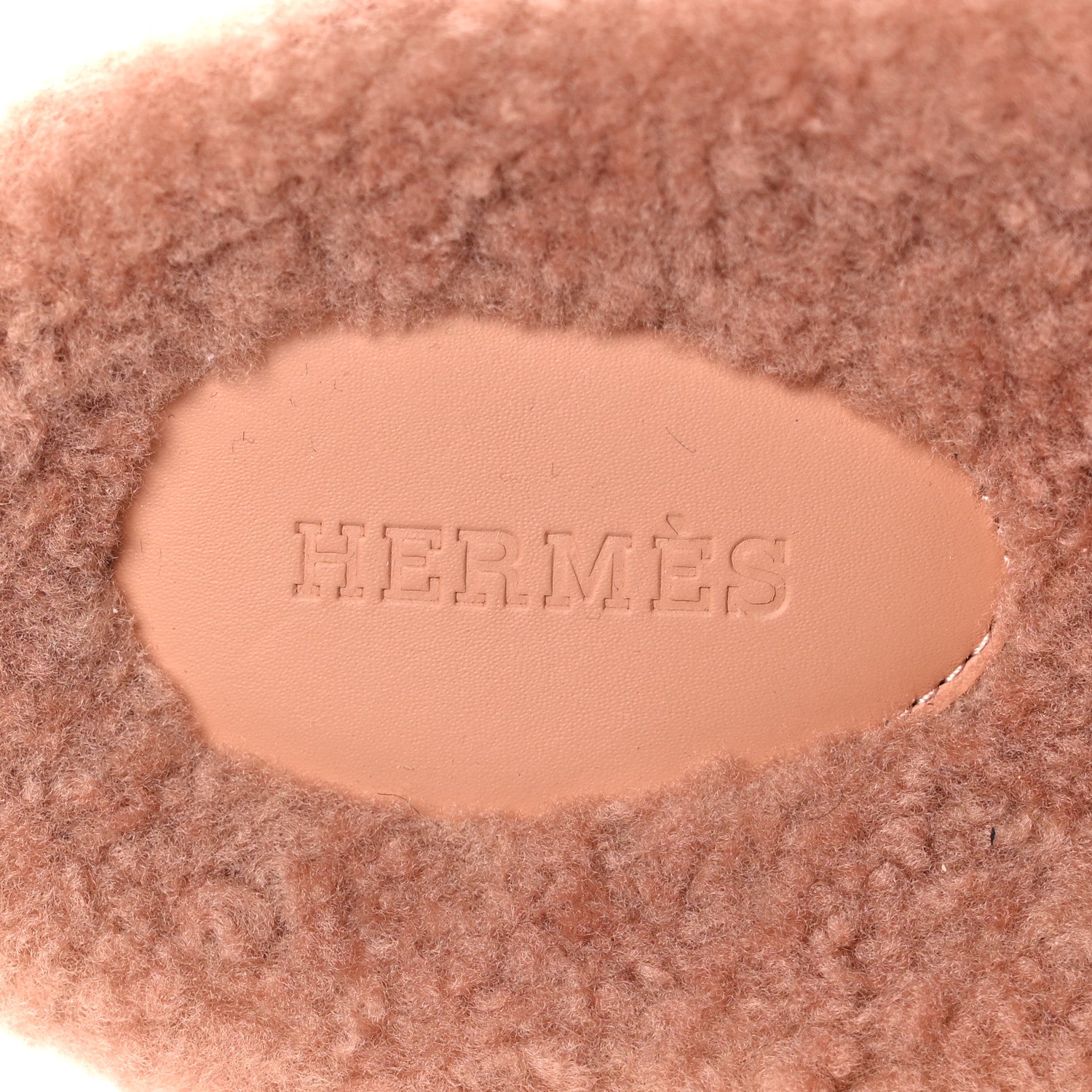 Hermes Suede Goatskin Woolskin Womens Chypre Sandals 38 Rose Aube 8 of 9