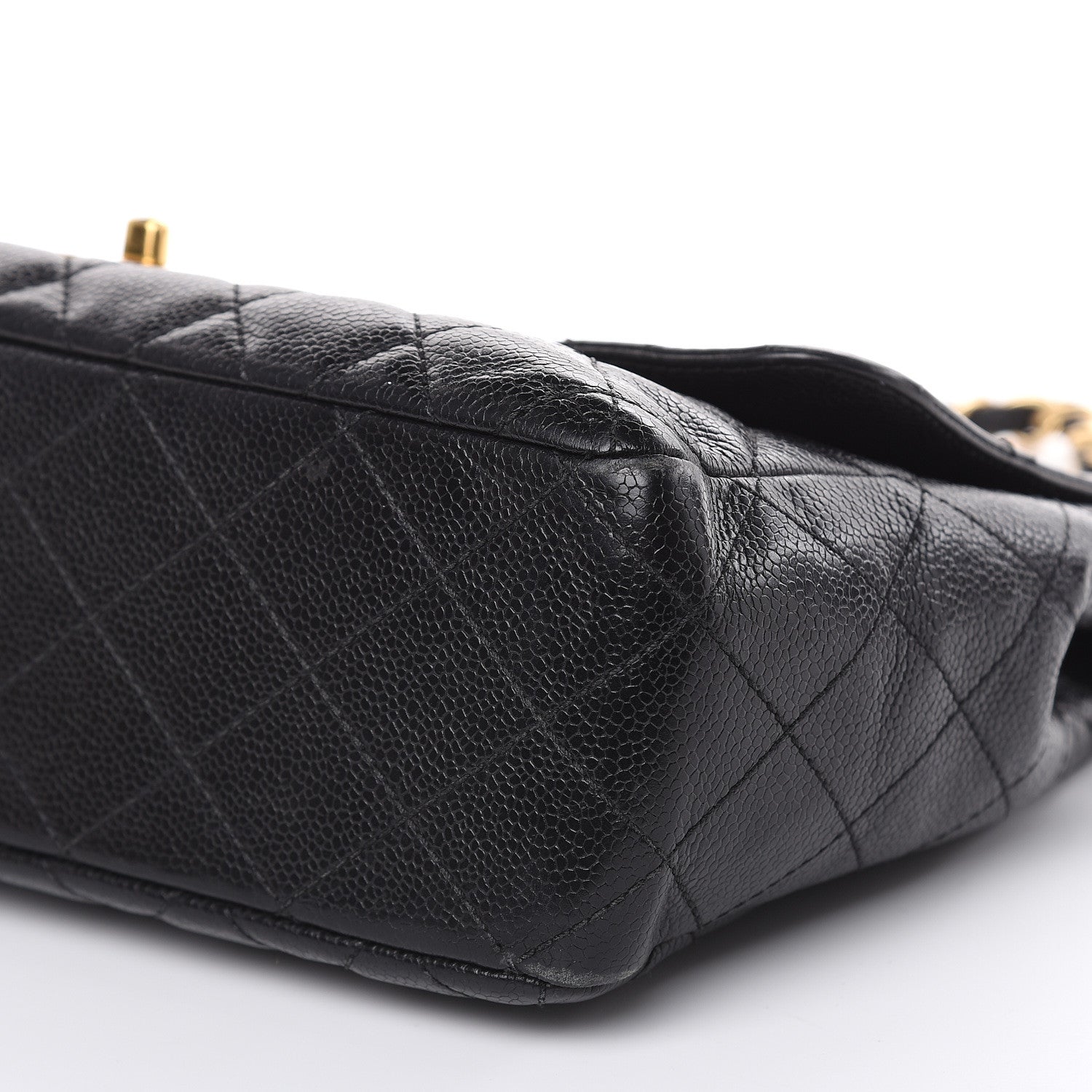 Chanel Caviar Quilted Jumbo Single Flap Black 8 of 18