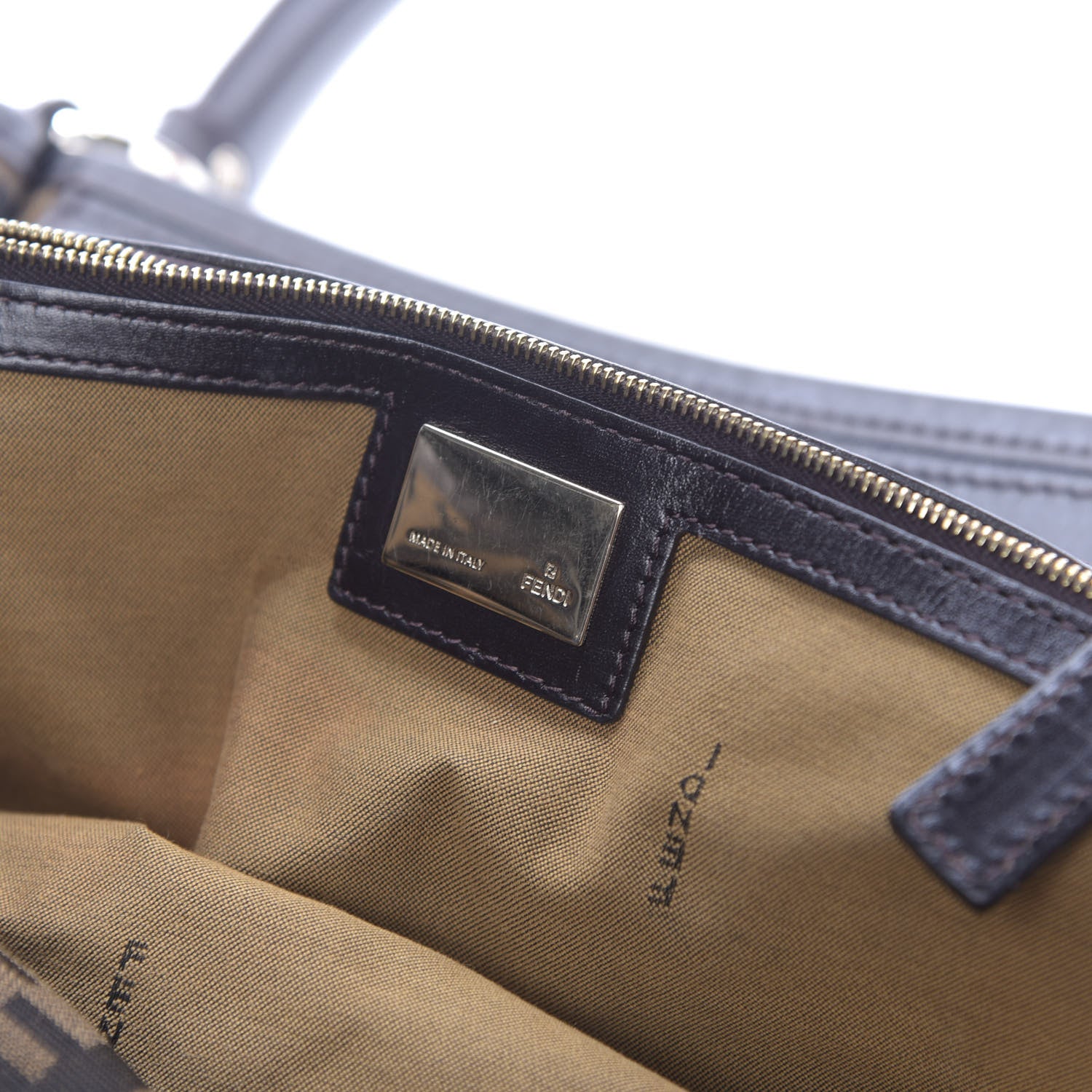 Fendi Zucca Large Chef Shopper Tote Tobacco 8 of 13