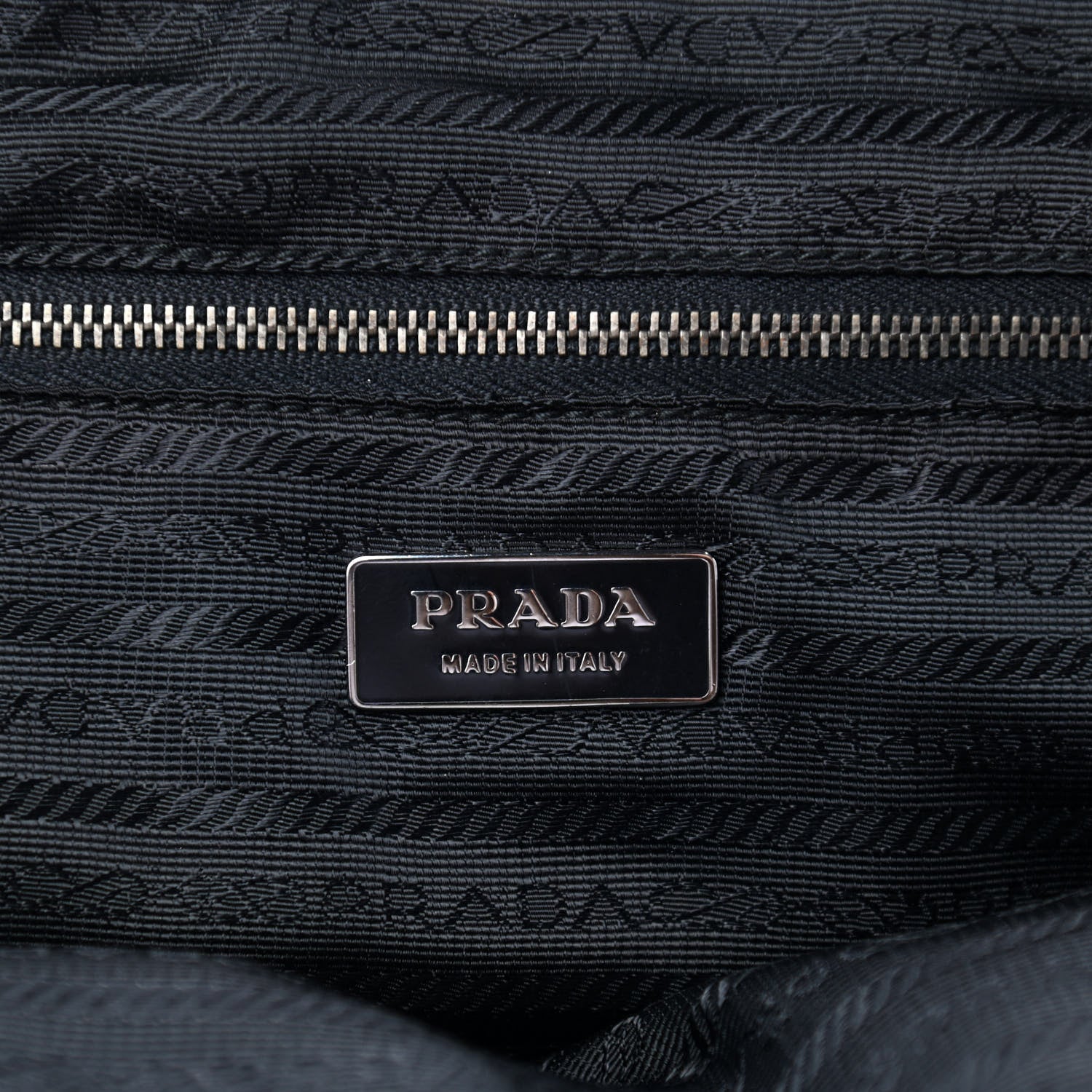 Prada Tessuto Nylon Soft Calfskin Shoulder Bag Ebano 6 of 10