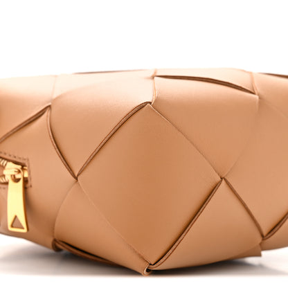 Bottega Veneta Lambskin Maxi Intrecciato Mini Cassette Camera Bag Acorn 8 of 10