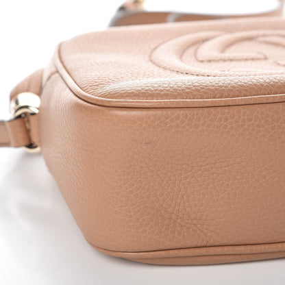 Gucci Pebbled Calfskin Small Soho Disco Bag Camelia 9 of 9