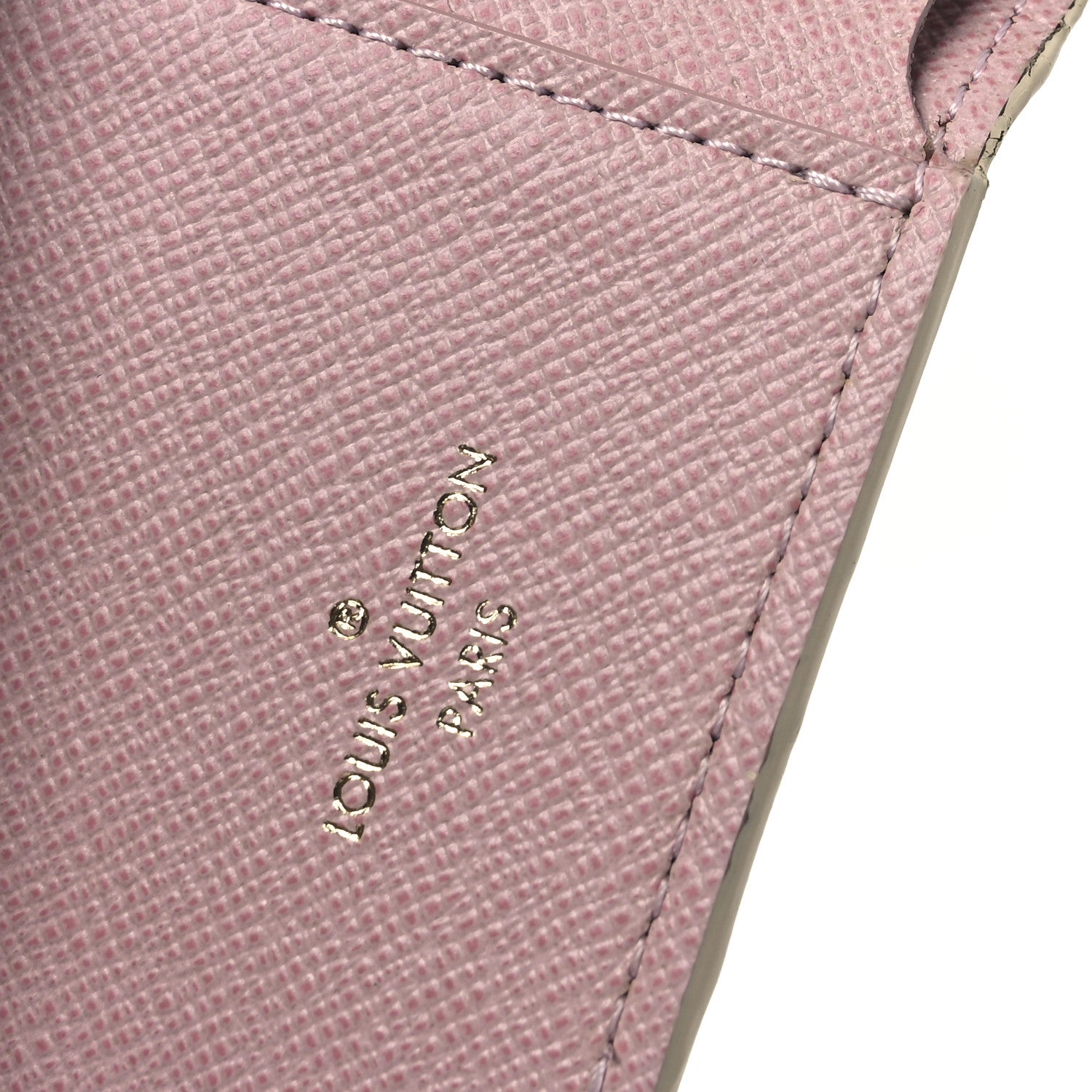 Louis Vuitton Damier Azur Victorine Wallet Rose Ballerine 8 of 9