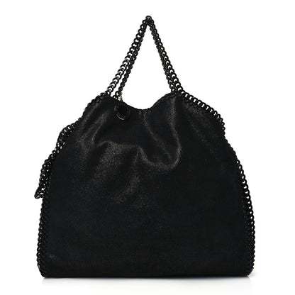 Stella McCartney Shaggy Deer Falabella Fold Over Tote Black 1 of 9