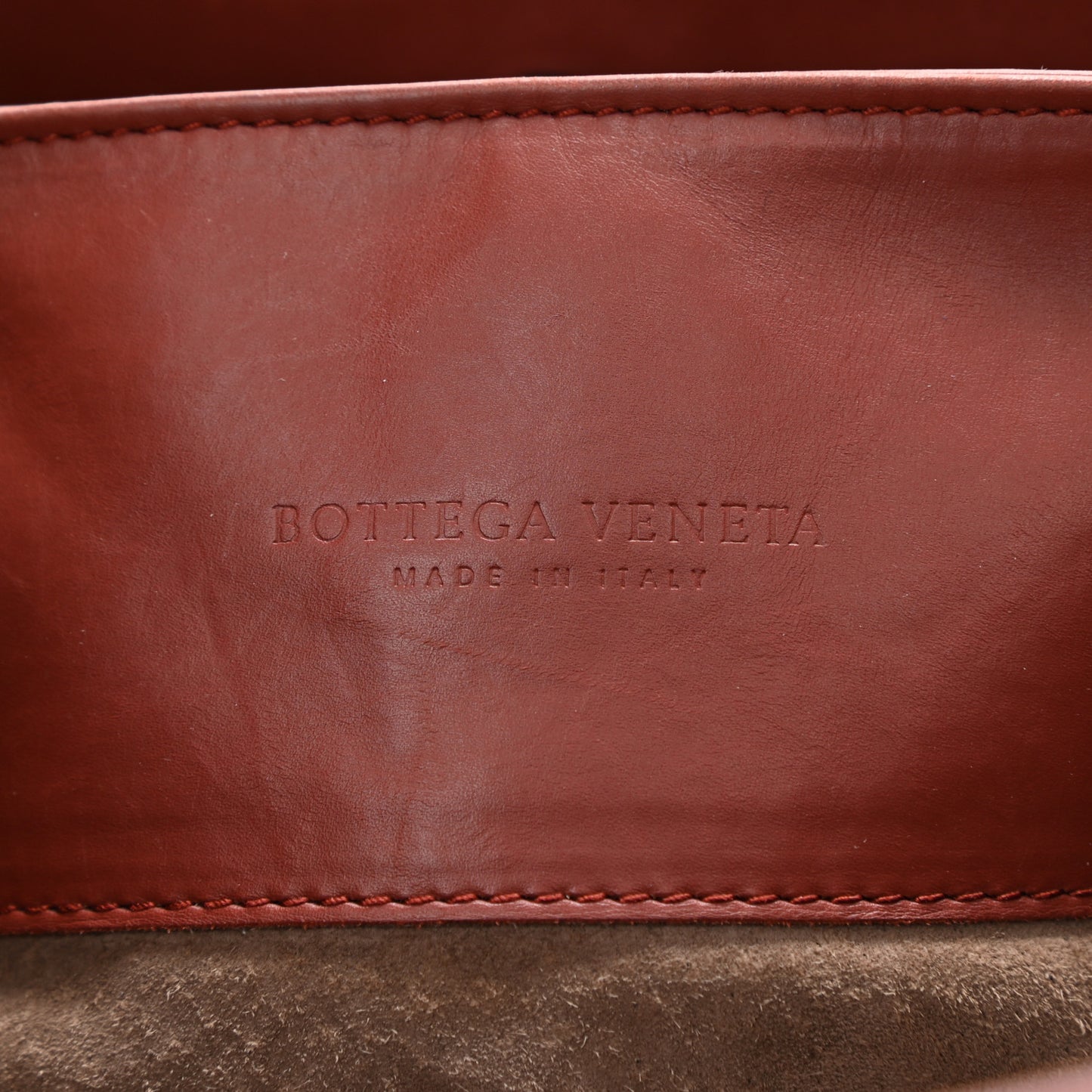 Light Calf Intrecciato Small Roma Dark Red