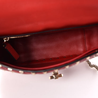 Valentino Garavani Nappa Medium Rockstud Spike Shoulder Bag Rosso Valentino 5 of 10