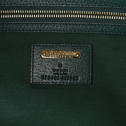Gucci Cotton Textured Dollar Calfskin GG Monogram Floral Medium Gucci 100 Ophidia Tote Bag Beige Green Multicolor Vintage Green 6 of 9