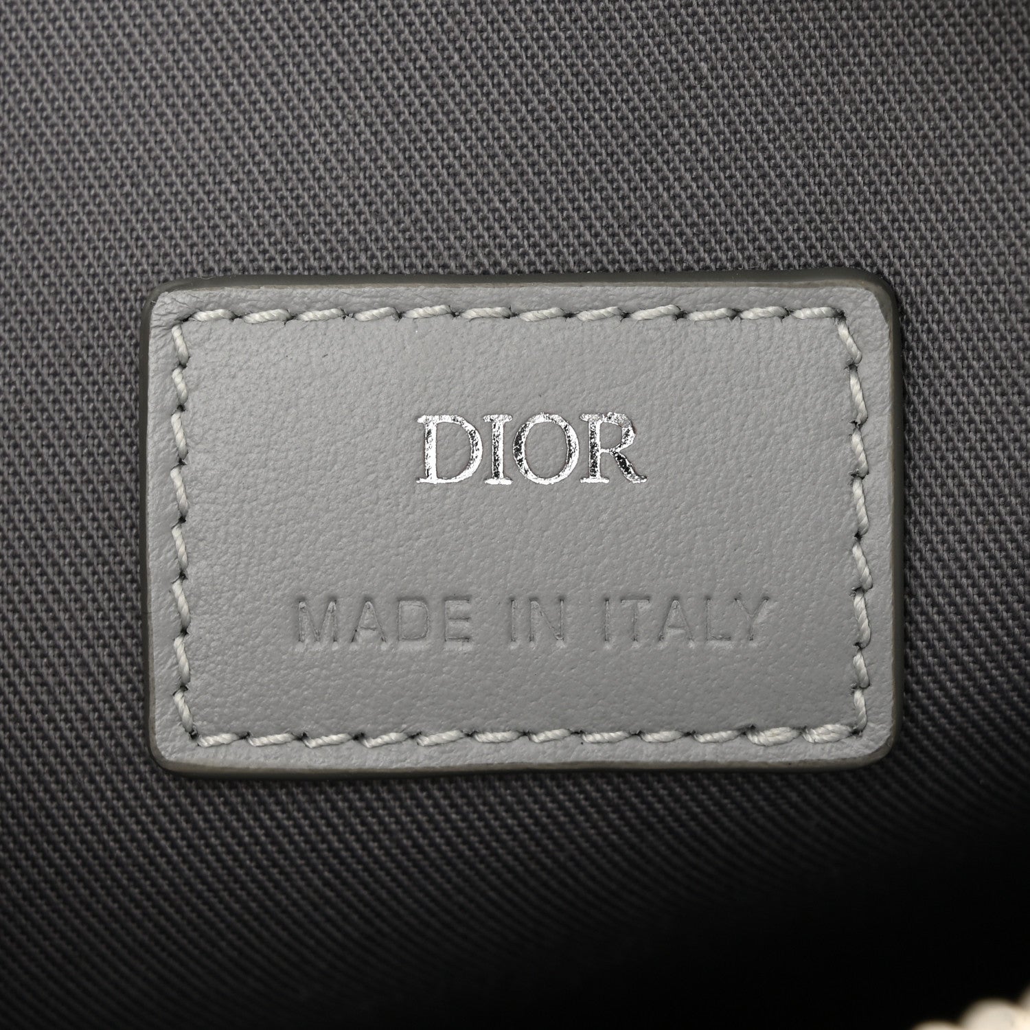 Christian Dior Coated Canvas CD Diamond Hit The Road Vertical Wallet On Strap Grey 6 of 11