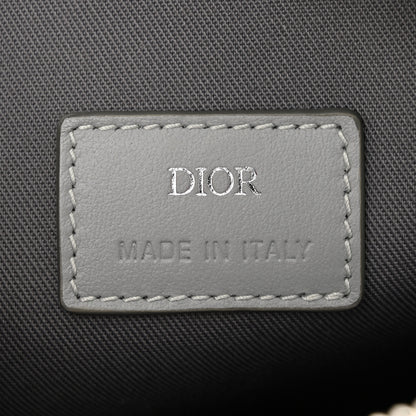 Christian Dior Coated Canvas CD Diamond Hit The Road Vertical Wallet On Strap Grey 6 of 11