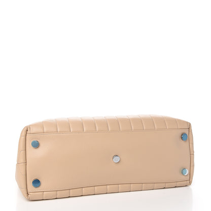 Saint Laurent Calfskin Y Quilted Monogram Large Loulou Shopper Nude Powder 3 of 9