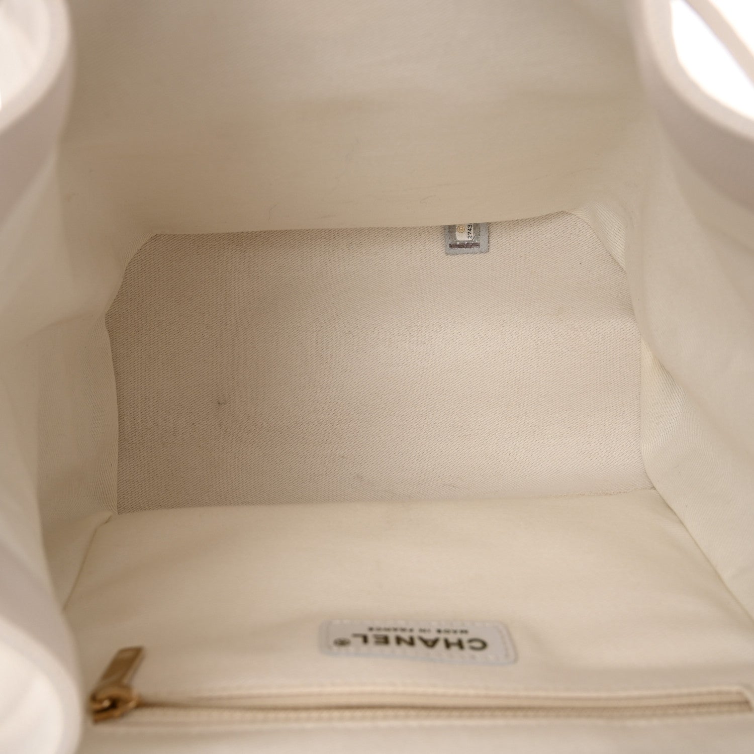 Chanel Caviar Quilted Business Affinity Backpack White 5 of 11