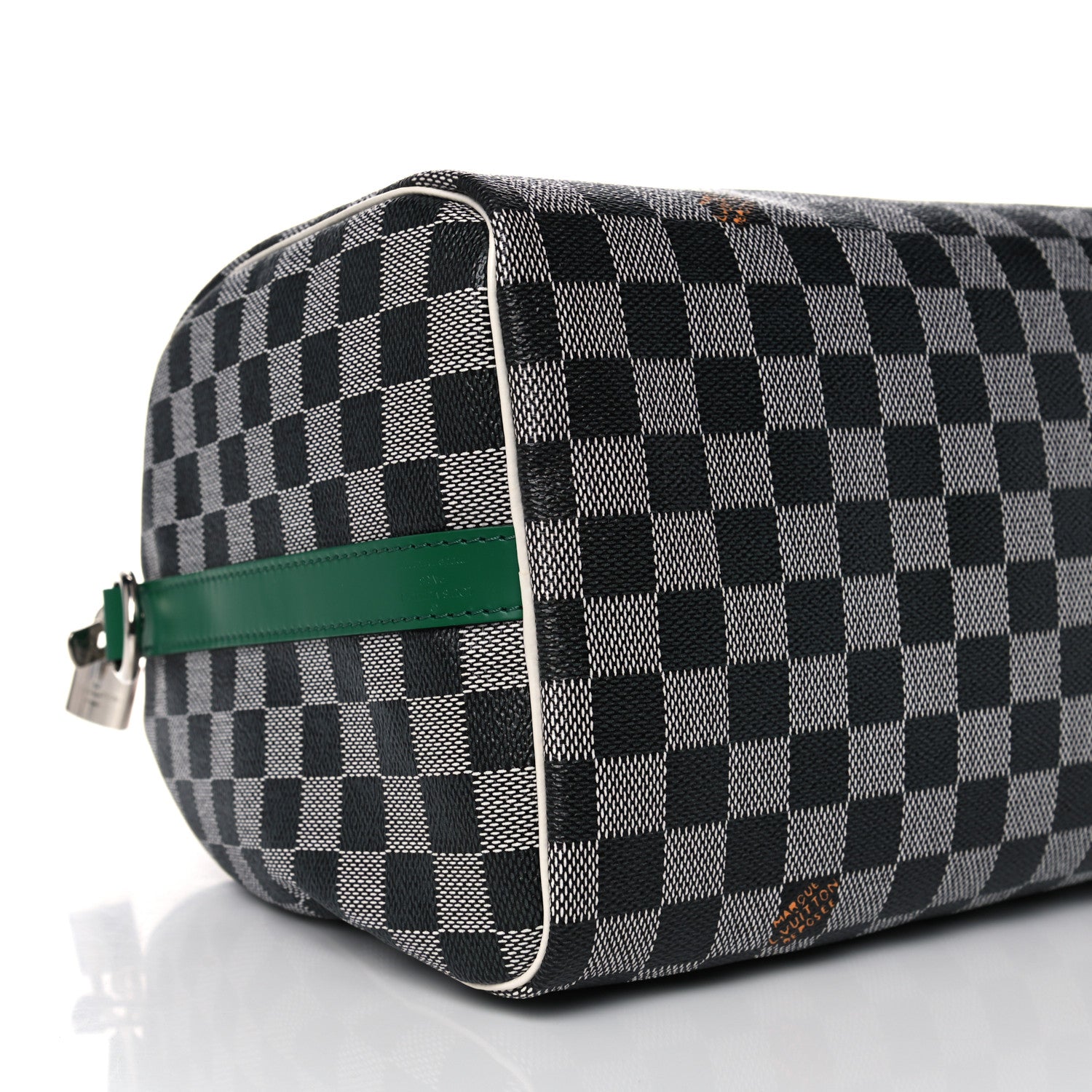 Louis Vuitton Damier Speedy Bandouliere 30 Black White 8 of 10