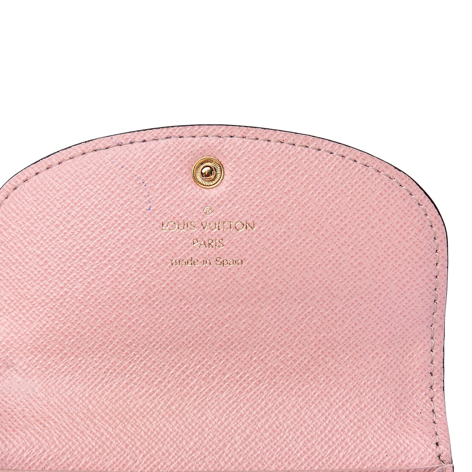 Louis Vuitton Damier Ebene Rosalie Coin Purse Rose Ballerine 6 of 7