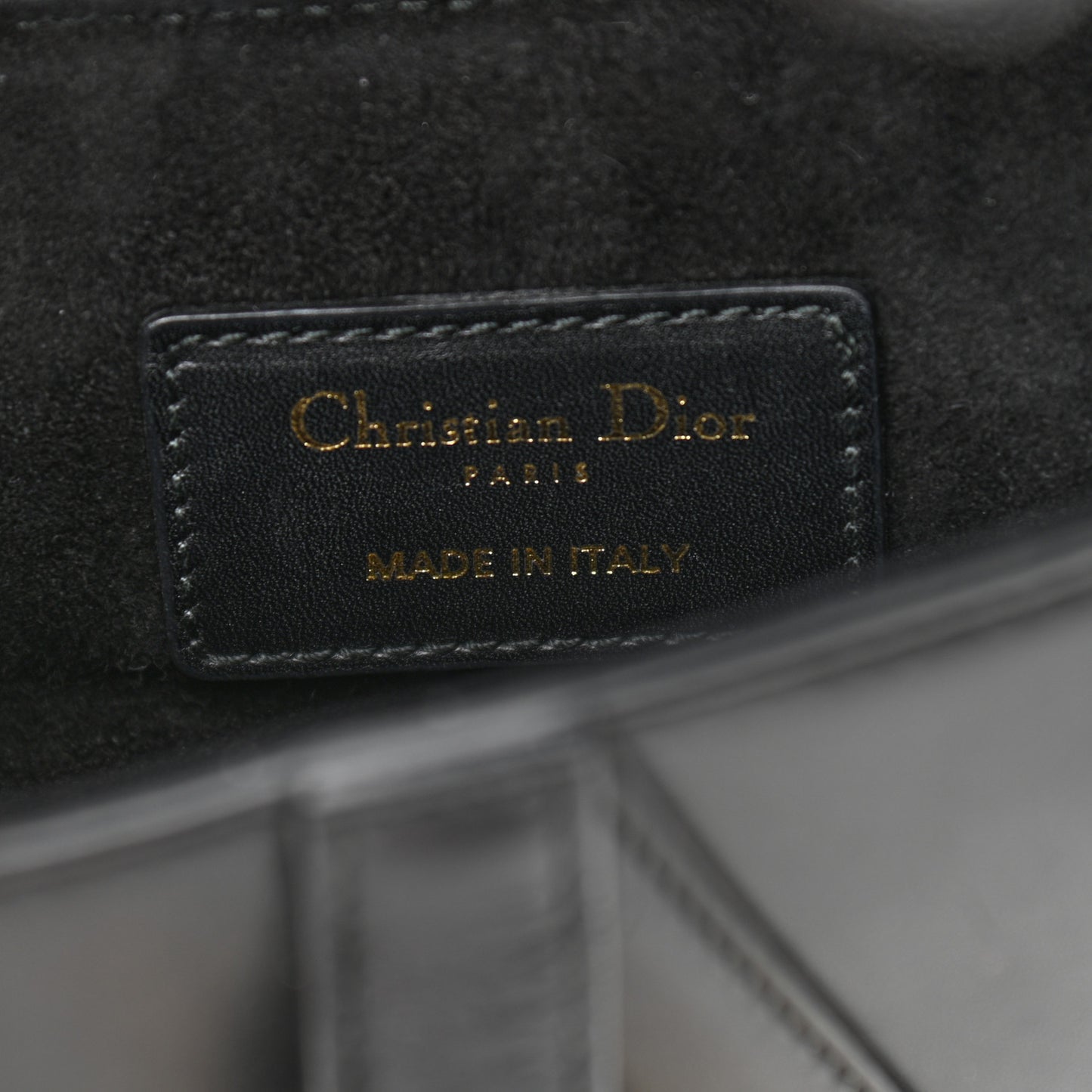 Calfskin Saddle Bag Black