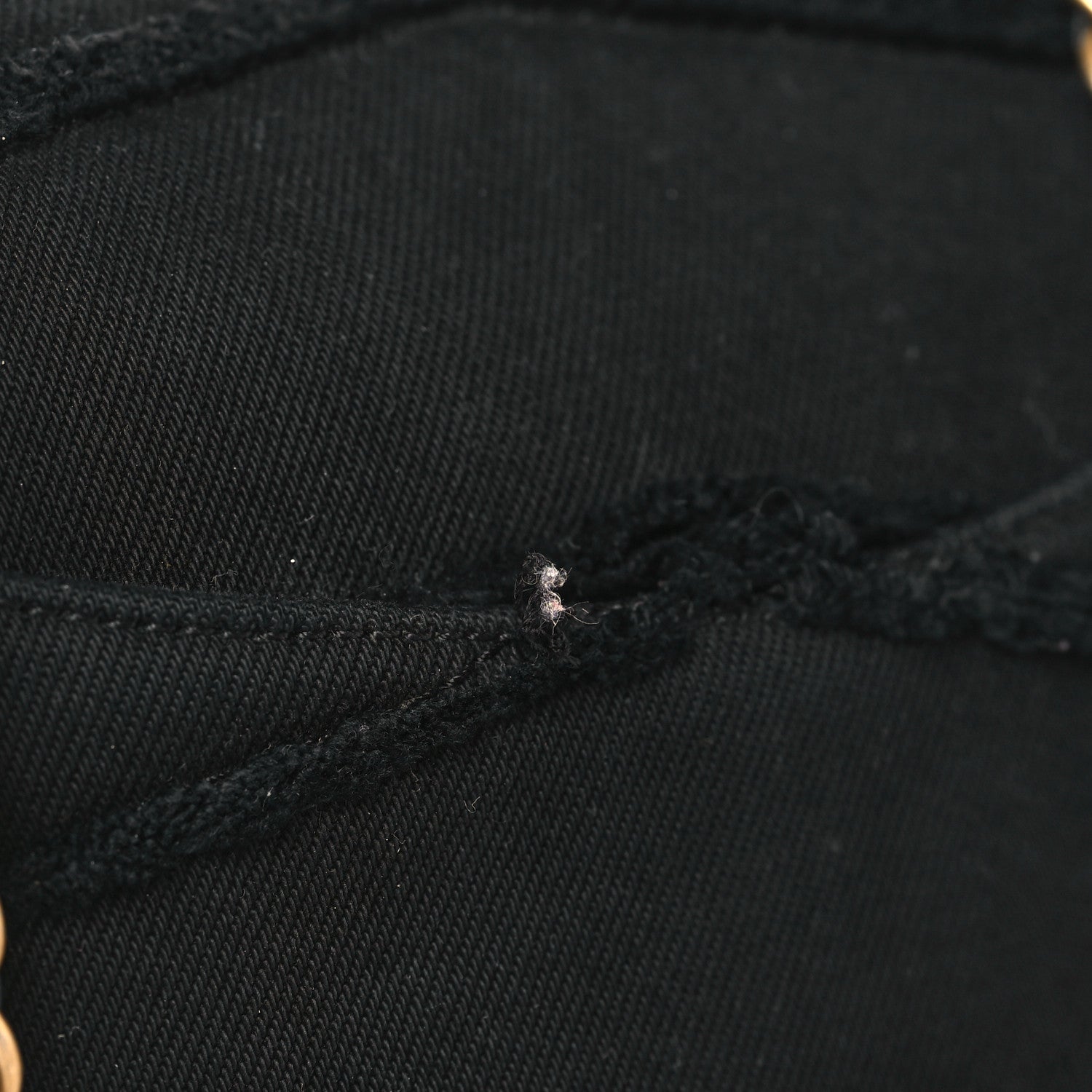 Chanel Denim Coco Flap Black 12 of 13