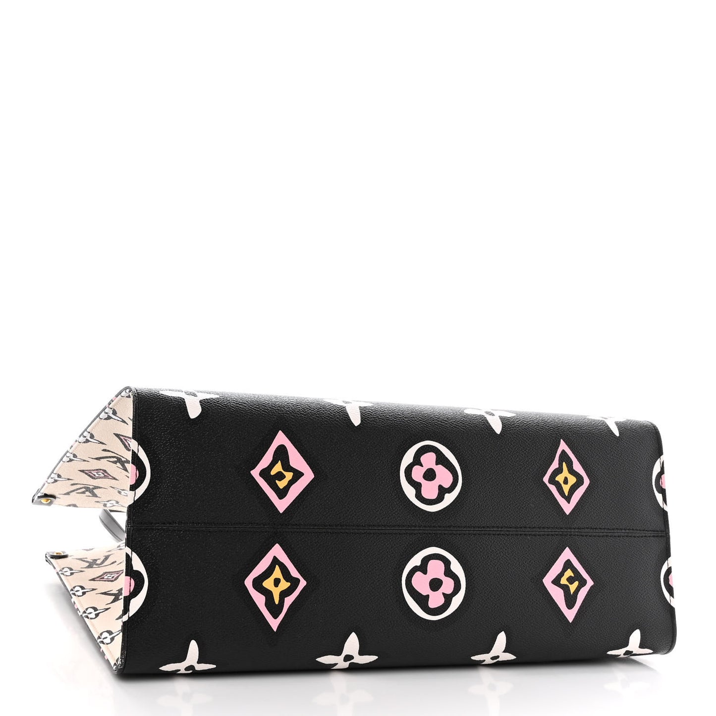 Monogram Giant Wild At Heart Onthego GM Black