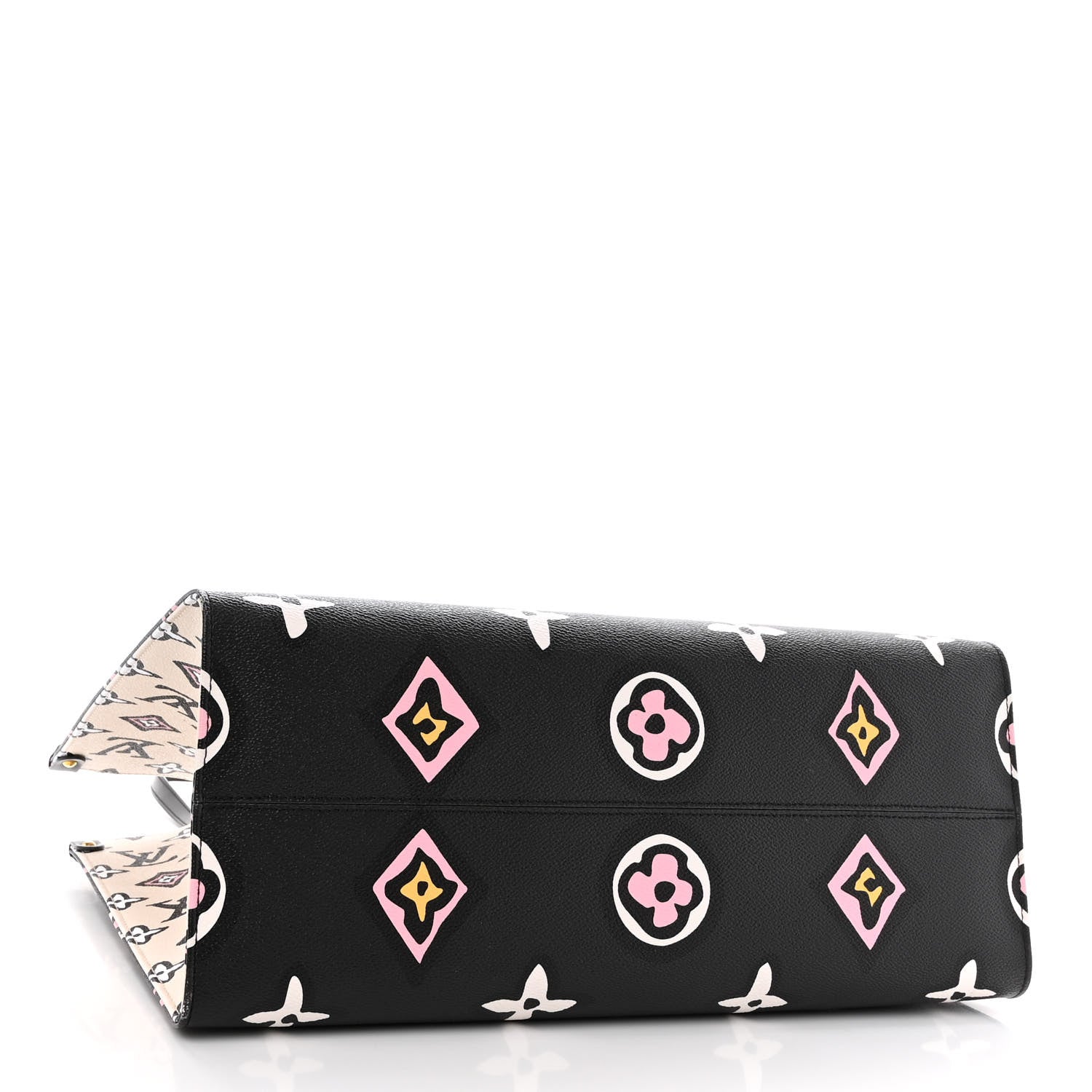 Louis Vuitton Monogram Giant Wild At Heart Onthego GM Black 4 of 9