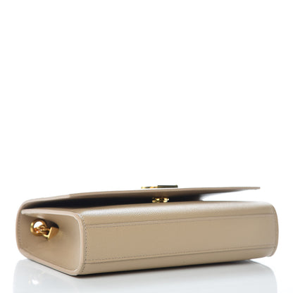 Saint Laurent Grain De Poudre Small Monogram Kate Satchel Nude Powder 4 of 10