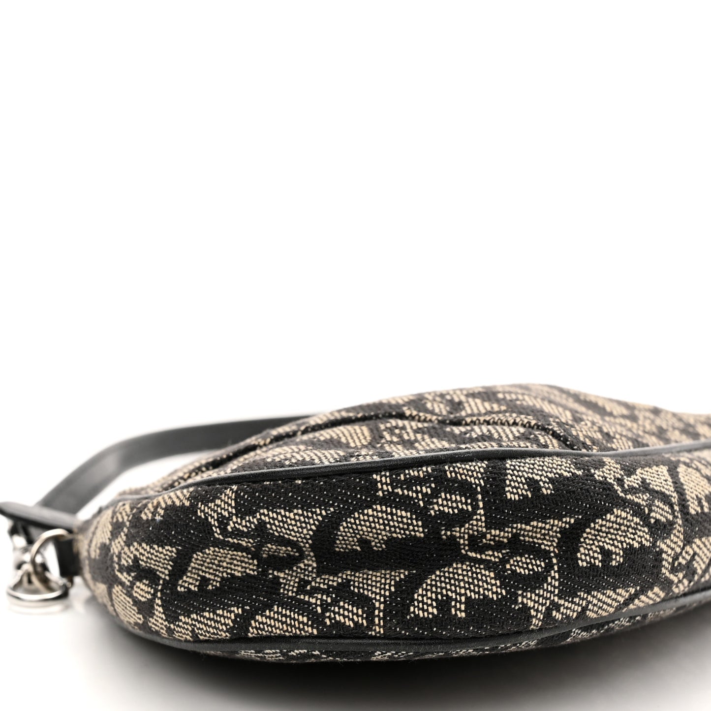 Monogram Mini Saddle Pochette Black