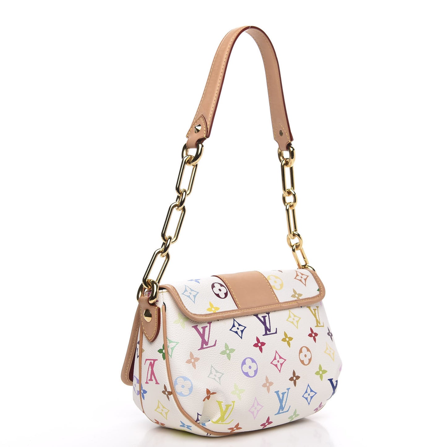 Monogram Multicolor Patti White