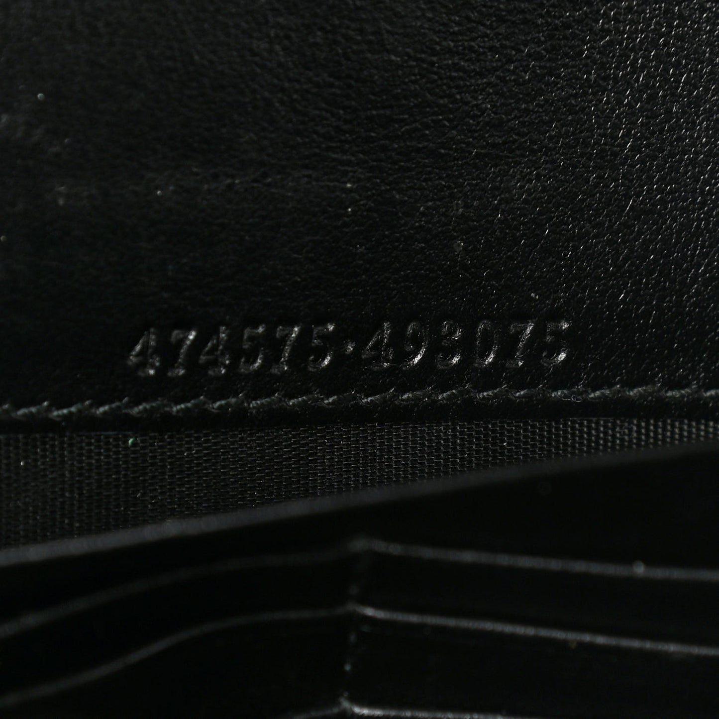 Calfskin Matelasse GG Marmont Chain Wallet Black
