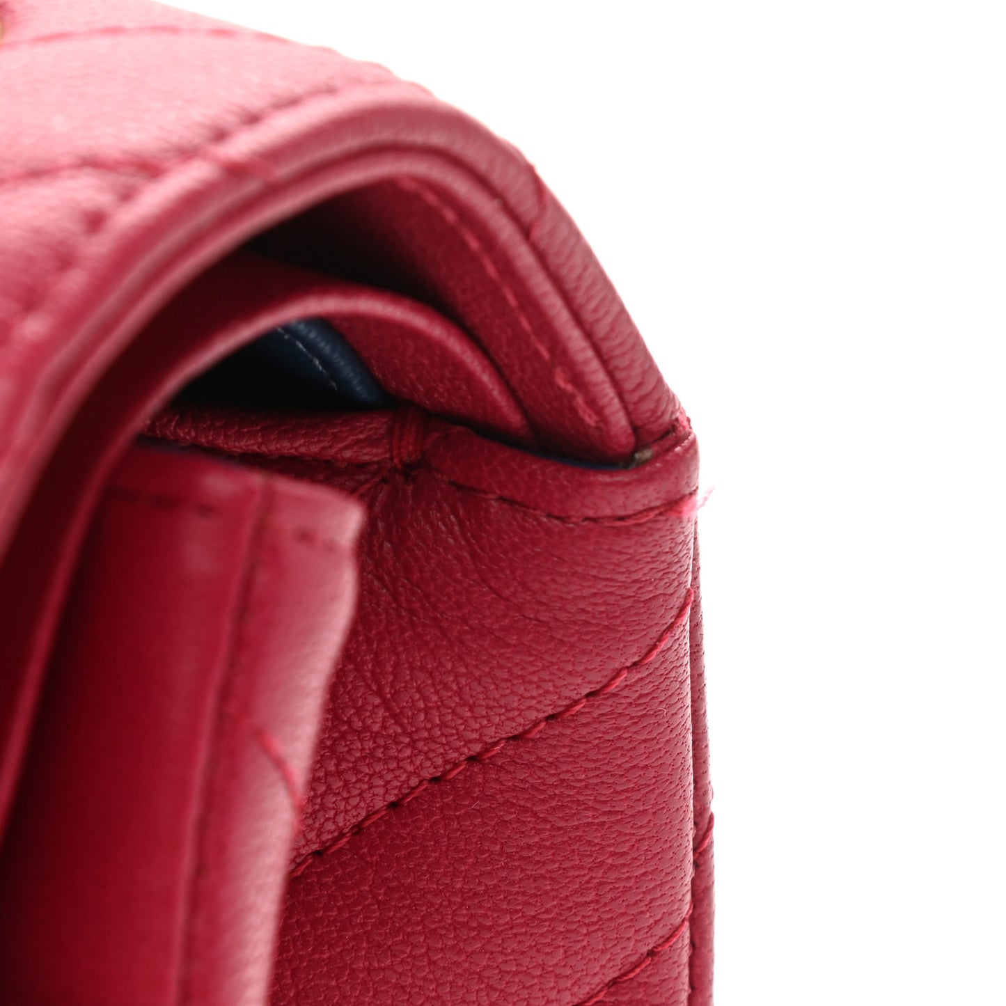 Sheepskin Chevron Quilted 2.55 Reissue 226 Flap Dark Pink