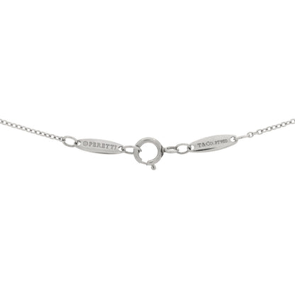 Tiffany Platinum Yellow Diamond .17ct Elsa Peretti Diamonds by the Yard Pendant Necklace 3 of 3