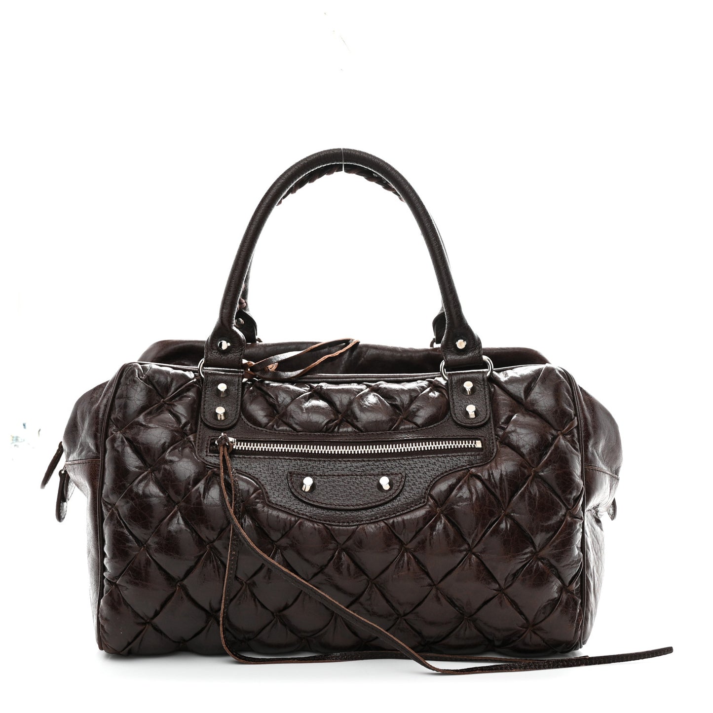 Chevre Quilted Matelasse MM Sienna