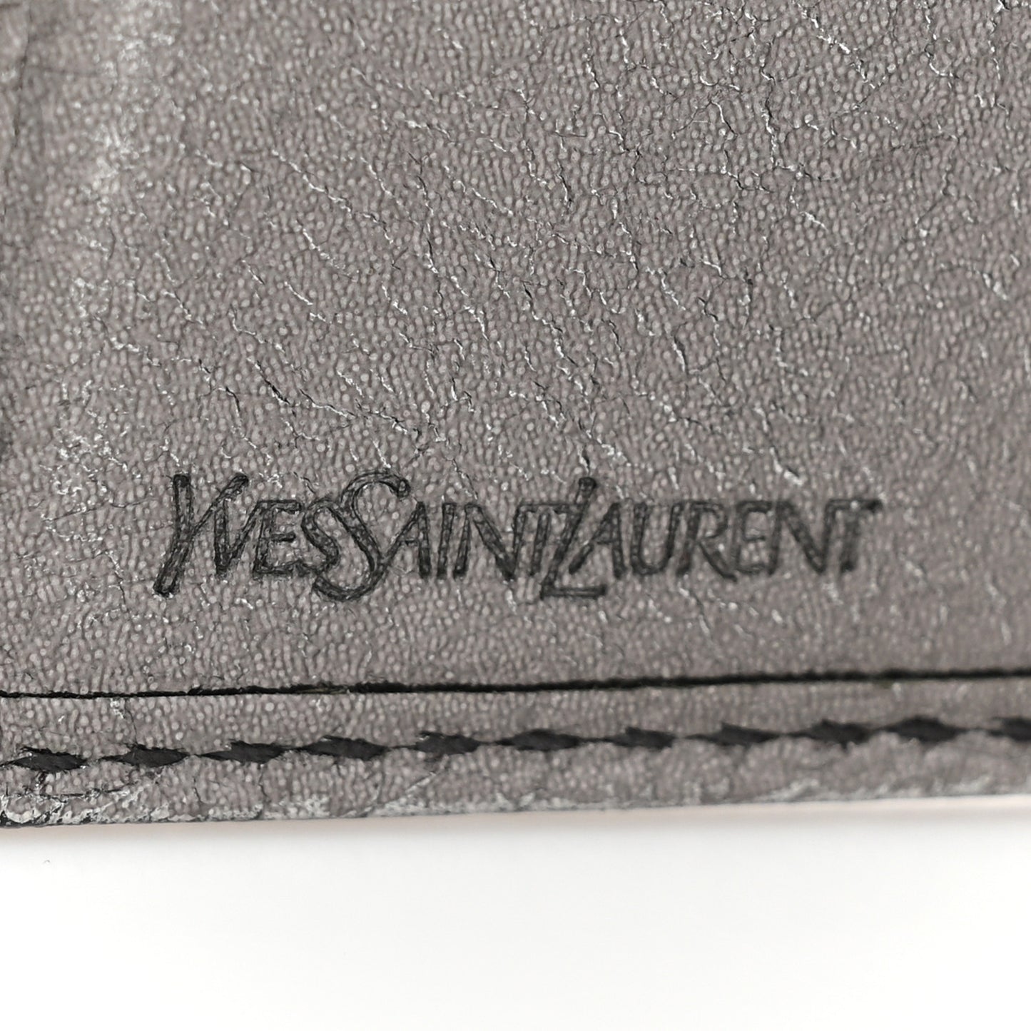 Metallic Goatskin Belle de Jour French Wallet Silver