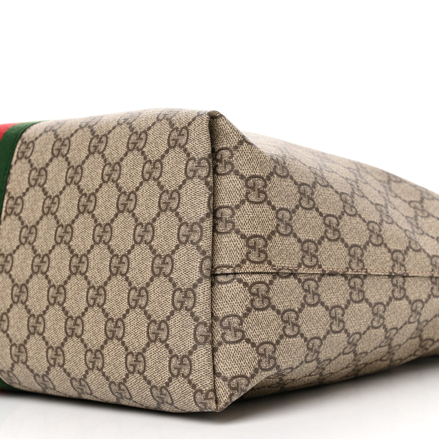 Gucci GG Supreme Monogram Medium Ophidia Shopping Tote Brown 10 of 10