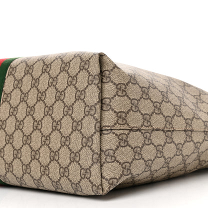 Gucci GG Supreme Monogram Medium Ophidia Shopping Tote Brown 10 of 10