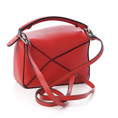 Loewe Calfskin Mini Puzzle Bag Pomodoro 3 of 9