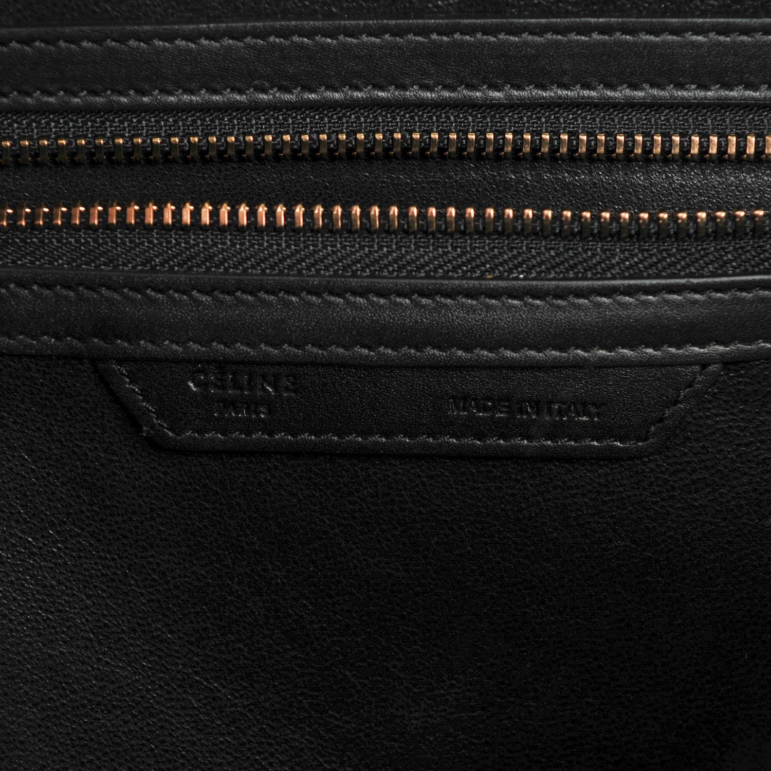 Celine Python Mini Bi-Color Luggage Black White 8 of 9