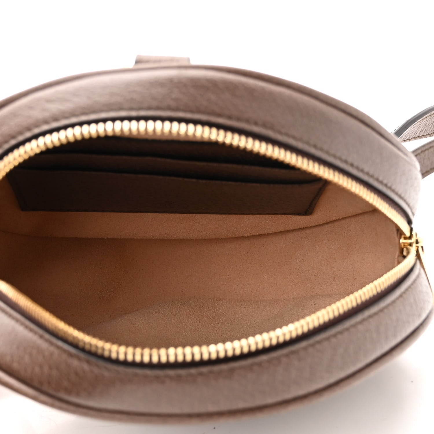 Gucci GG Supreme Monogram Web Mini Ophidia Round Backpack Brown 5 of 10