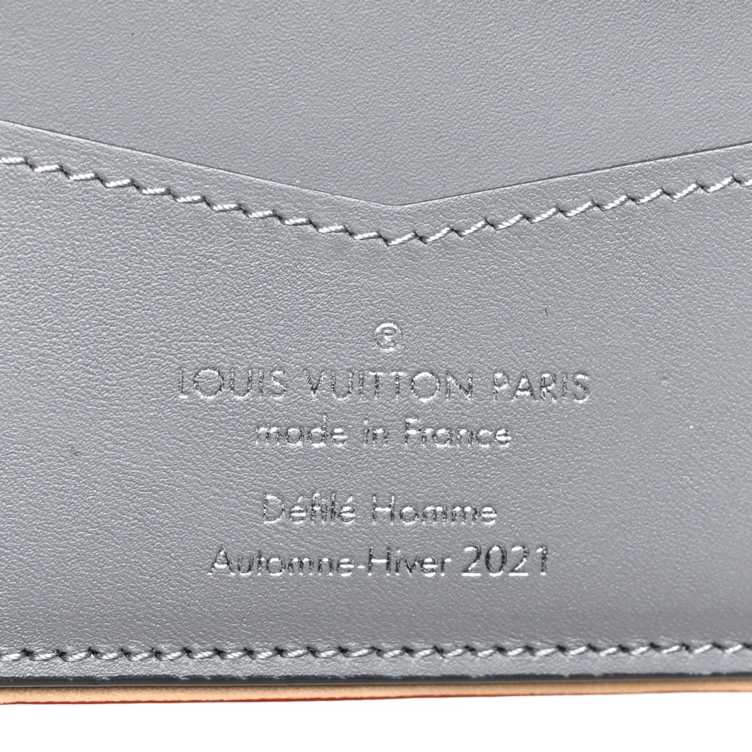 Louis Vuitton Monogram Mirror Slender Wallet Silver 1120679