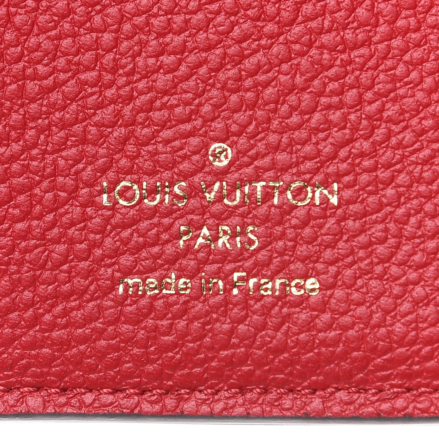 Louis Vuitton Empreinte Zoe Wallet Scarlet 6 of 7